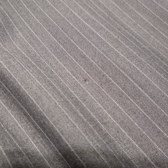 Anne Klein Gray Pinstripe A-Line Women's Dress 12 - Picture 5 of 8